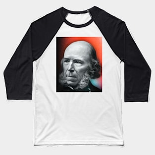 Herbert Spencer Portrait | Herbert Spencer Artwork 2 Baseball T-Shirt